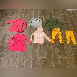 2T Girls Lot-7pcs cold weather outfits